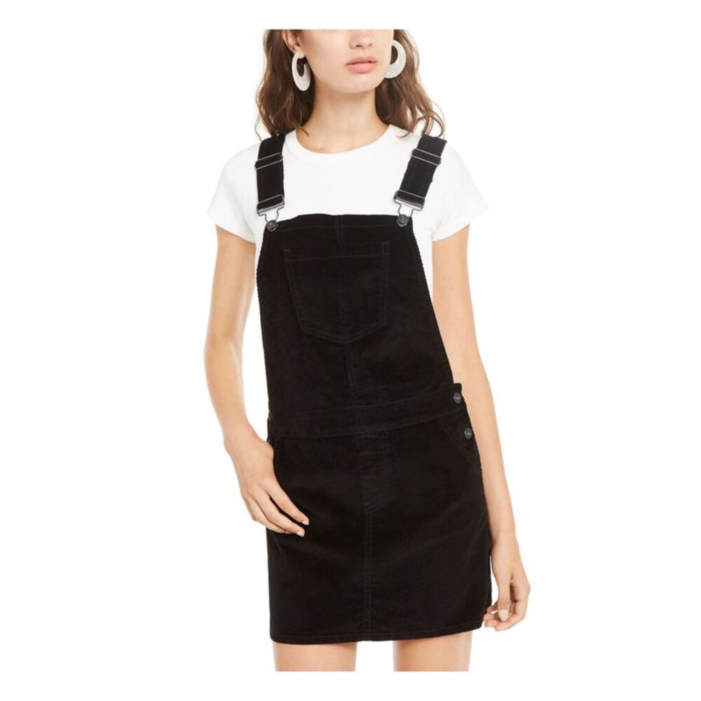 VANILLA STAR Womens A-Line Micro Mini Dress Black Sleeveless Juniors 9 - Picture 1 of 3